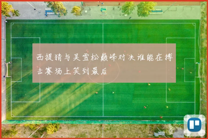 西提猜与吴雪松巅峰对决谁能在搏击赛场上笑到最后