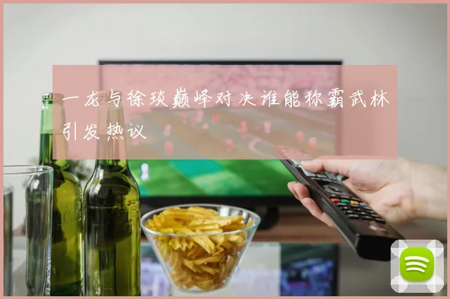 一龙与徐琰巅峰对决谁能称霸武林引发热议
